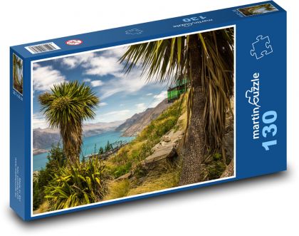 Nový Zéland - Queenstown - Puzzle 130 dielikov, rozmer 28,7x20 cm 