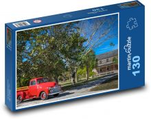 Rote Abholung im Garten Puzzle 130 Teile - 28,7x20 cm