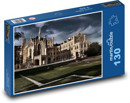 Česká Republika - Lednice - Puzzle 130 dílků, rozměr 28,7x20 cm