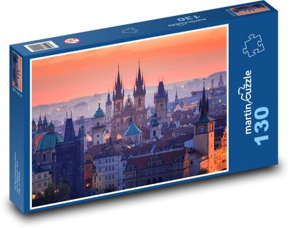 Česká Republika - Praha - Puzzle 130 dílků, rozměr 28,7x20 cm