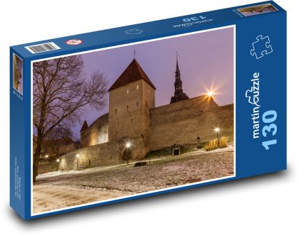 Estónsko - Tallinn - Puzzle 130 dielikov, rozmer 28,7x20 cm 