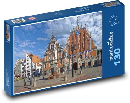 Lotyšsko - Riga - Puzzle 130 dílků, rozměr 28,7x20 cm