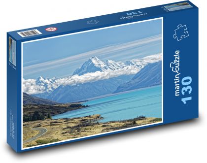 Nový Zéland - zátoka - Puzzle 130 dílků, rozměr 28,7x20 cm