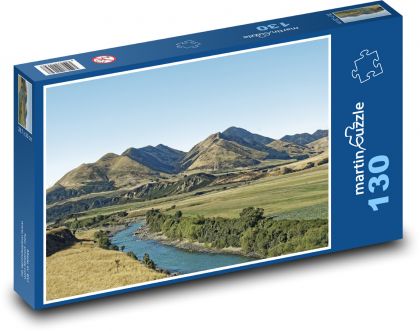 Nový Zéland - příroda - Puzzle 130 dílků, rozměr 28,7x20 cm