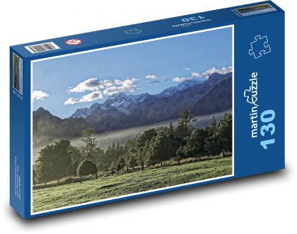 Nový Zéland - príroda - Puzzle 130 dielikov, rozmer 28,7x20 cm 