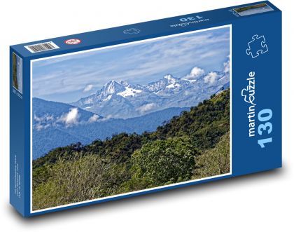 Kolumbie - Cordillera - Puzzle 130 dílků, rozměr 28,7x20 cm