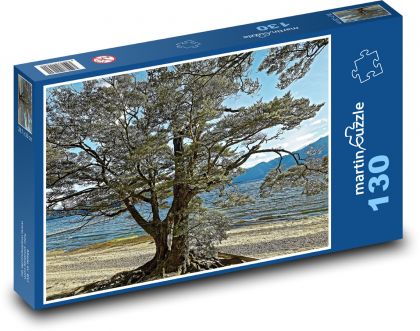Nový Zéland - strom - Puzzle 130 dílků, rozměr 28,7x20 cm