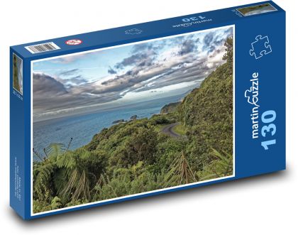 Nový Zéland - bay - Puzzle 130 dielikov, rozmer 28,7x20 cm 