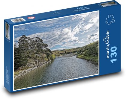 Nový Zéland - Waiau River - Puzzle 130 dílků, rozměr 28,7x20 cm