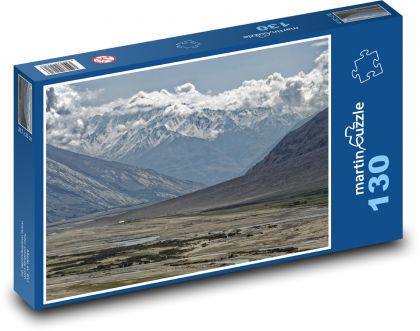 Tádžikistán - Pamír - Puzzle 130 dílků, rozměr 28,7x20 cm