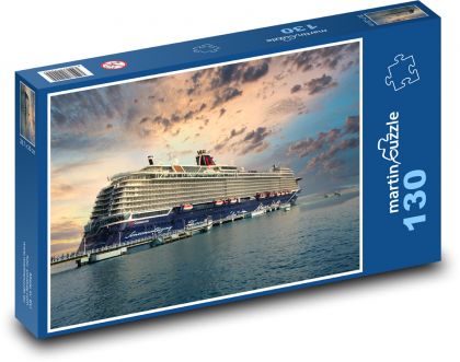 Zaoceánska loď - Puzzle 130 dielikov, rozmer 28,7x20 cm 