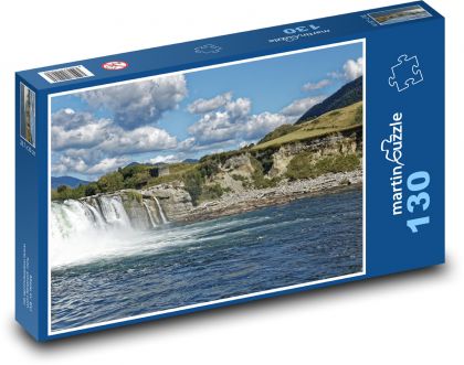 River Falls - Neuseeland - Puzzle - 130 Teile