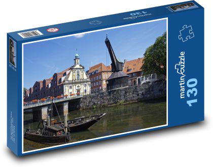 Nemecko - Lüneburg - Puzzle 130 dielikov, rozmer 28,7x20 cm 