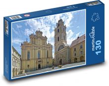 Kostol sv. Jána Krstiteľa - Vilnius, Litva Puzzle 130 dielikov - 28,7 x 20 cm