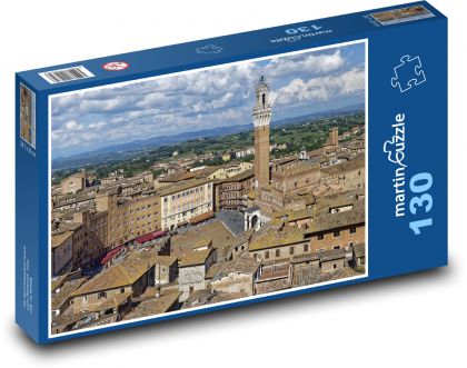 Siena, Włochy - Historyczne miasto - Puzzle 130 elementów, rozmiar 28,7x20 cm