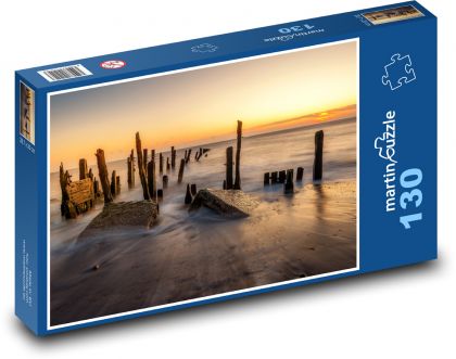 Sea, England - Yorkshire - Puzzle 130 pieces, size 28.7x20 cm 