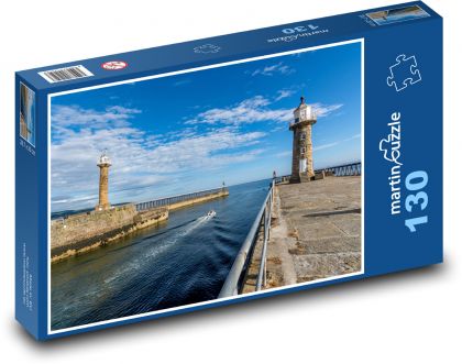 Oceanfront lighthouse - Puzzle 130 pieces, size 28.7x20 cm 