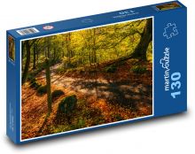 Nature, autumn, road Puzzle 130 pieces - 28.7 x 20 cm 