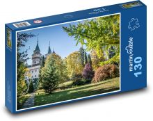 Autumn in the castle park Puzzle 130 pieces - 28.7 x 20 cm 
