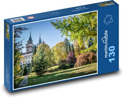 Herbst im Schlosspark - Puzzle - 130 Teile