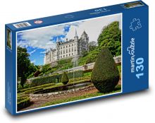 Hrad Dunrobin Puzzle 130 dílků - 28,7 x 20 cm