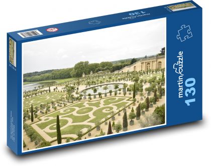Francie - zahrady Versailles - Puzzle 130 dílků, rozměr 28,7x20 cm