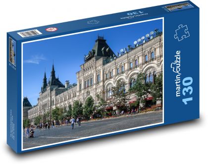 Moskwa – zabytkowy dom towarowy - Puzzle 130 elementów, rozmiar 28,7x20 cm