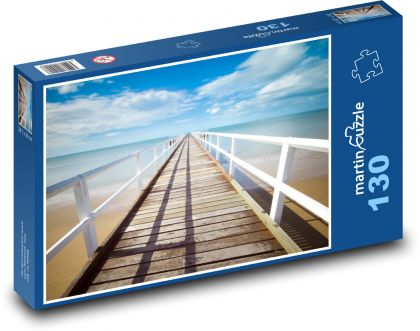 Nekonečné molo na moři - puzzle 130 dílků