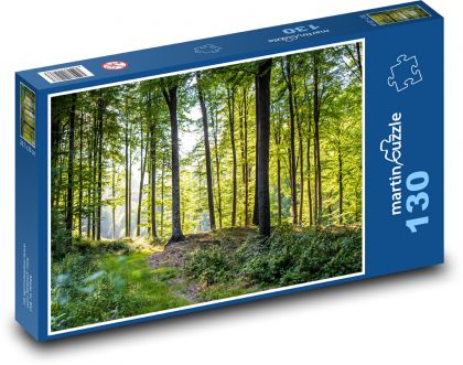 Príroda, stromy, les - Puzzle 130 dielikov, rozmer 28,7x20 cm 