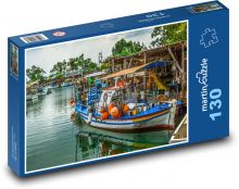 Łódź rybacka Puzzle 130 elementów - 28,7x20 cm