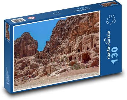 Jordánsko - Petra - Puzzle 130 dielikov, rozmer 28,7x20 cm 