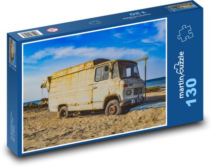 Retro-Strandtransporter - Puzzle - 130 Teile
