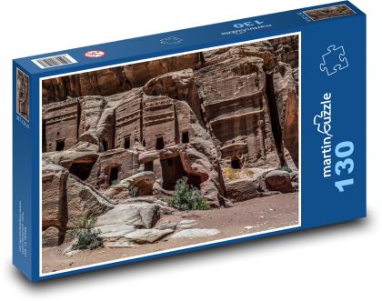 Jordánsko - Petra - Puzzle 130 dílků, rozměr 28,7x20 cm