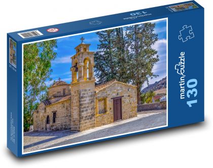 Cyprus - kostol - Puzzle 130 dielikov, rozmer 28,7x20 cm 