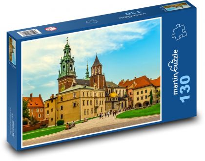 Polsko - Krakov - Puzzle 130 dílků, rozměr 28,7x20 cm