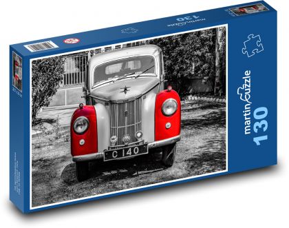 Staré auto, veterán - Puzzle 130 dielikov, rozmer 28,7x20 cm 