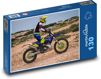 Motorbike - motocross - Puzzle 130 pieces, size 28.7x20 cm 