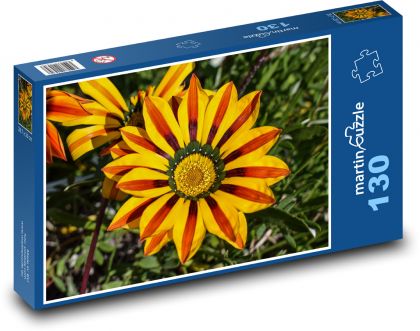 Květina - Gazánie - Puzzle 130 dílků, rozměr 28,7x20 cm