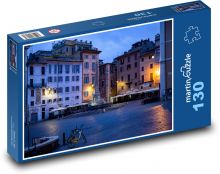 Itálie - večerní náměstí Puzzle 130 dílků - 28,7 x 20 cm