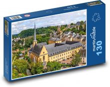 Luxembourg: City of Luxembourg, Puzzle 130 pieces - 28.7 x 20 cm 