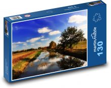 Řeka, příroda Puzzle 130 dílků - 28,7 x 20 cm