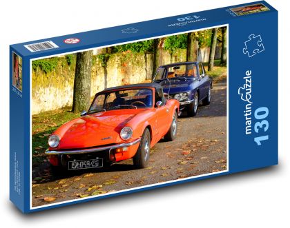 Auto - Triumph Spitfire - Puzzle 130 dielikov, rozmer 28,7x20 cm 