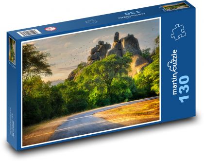 Skalistá hora - Puzzle 130 dielikov, rozmer 28,7x20 cm 