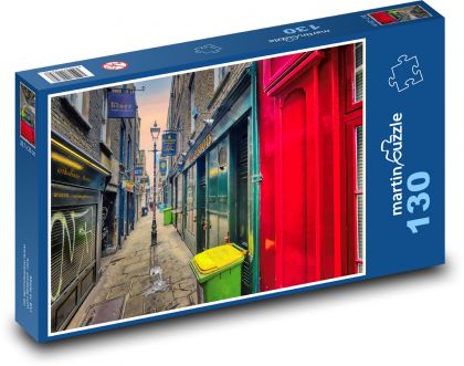 Ulice v Shoreditch, Londýn - Puzzle 130 dielikov, rozmer 28,7x20 cm 