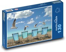 Sea, seagulls Puzzle 130 pieces - 28.7 x 20 cm 