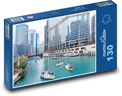 USA - Chicago - Puzzle - 130 Teile