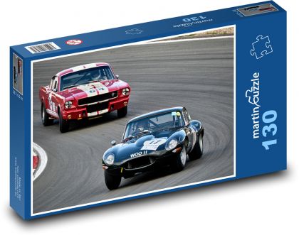 Motorsport - oldtimer - Puzzle 130 dílků, rozměr 28,7x20 cm