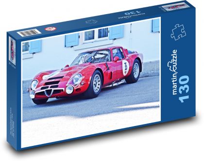 Italienischer Rennwagen - Puzzle - 130 Teile
