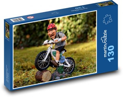 Radfahrer - Biker - Puzzle - 130 Teile