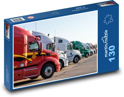 American tractors - Puzzle 130 pieces, size 28.7x20 cm 